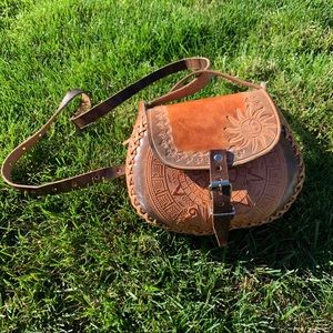 Beautiful Handmade Mexican Real Leather Purse